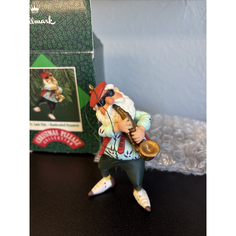 Hallmark St Louie Nick By Christmas Pizzazz 1987 Classic Ornament Coolest Santa